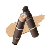 OBgE foundation stick front packaging showing product and shade for natural coverage