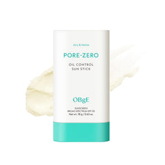 OBgE sunstick front packaging showing compact SPF50 protection