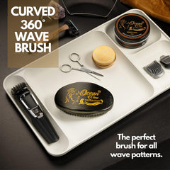 Ocean View bristle texture detail showing firmness and even teeth for wave formation