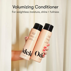 Close-up of conditioner texture pouring to show lightweight cream for easy spread