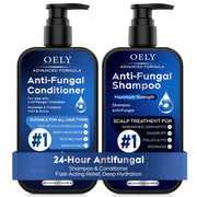 oely front packaging set showing both bottles and clear benefits