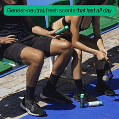OffCourt label ingredients close-up emphasizing prebiotics and deodorizers