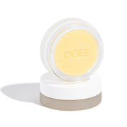Ogee brush wash bar front packaging showing compact reusable jar and label benefits