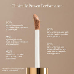 Ogee concealer swatches on arm illustrating coverage and matching options