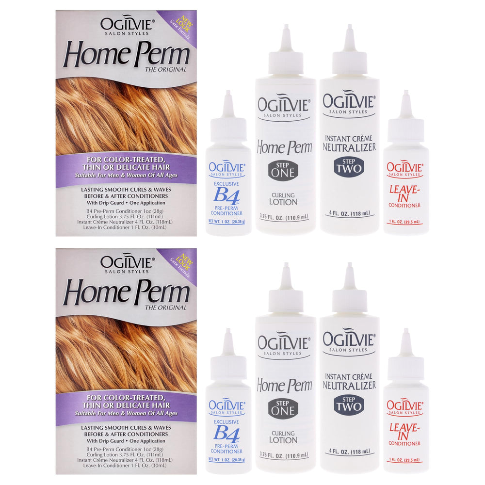 OGILVIE front packaging showing complete home perm kit and benefits