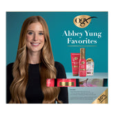 OGX kit front packaging showing three products and brand benefits