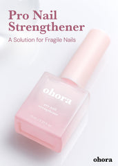 ohora closeup of gel strip texture smoothing nail surface