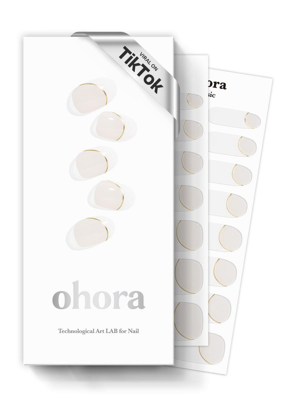 ohora front packaging showing kit contents and white French design benefits convenience
