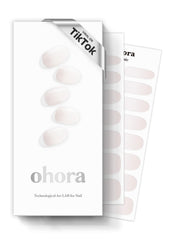 ohora front packaging showing N Veil white ombré and kit contents for quick salon results