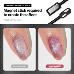 ohora MIRA polish texture swatch illustrating glossy, dimensional surface