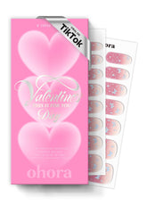 ohora front packaging showing N Cupid Glitz and benefit of ready-to-apply strips