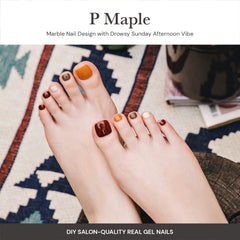 ohora P Maple spread of various wrap sizes fitting different toe widths