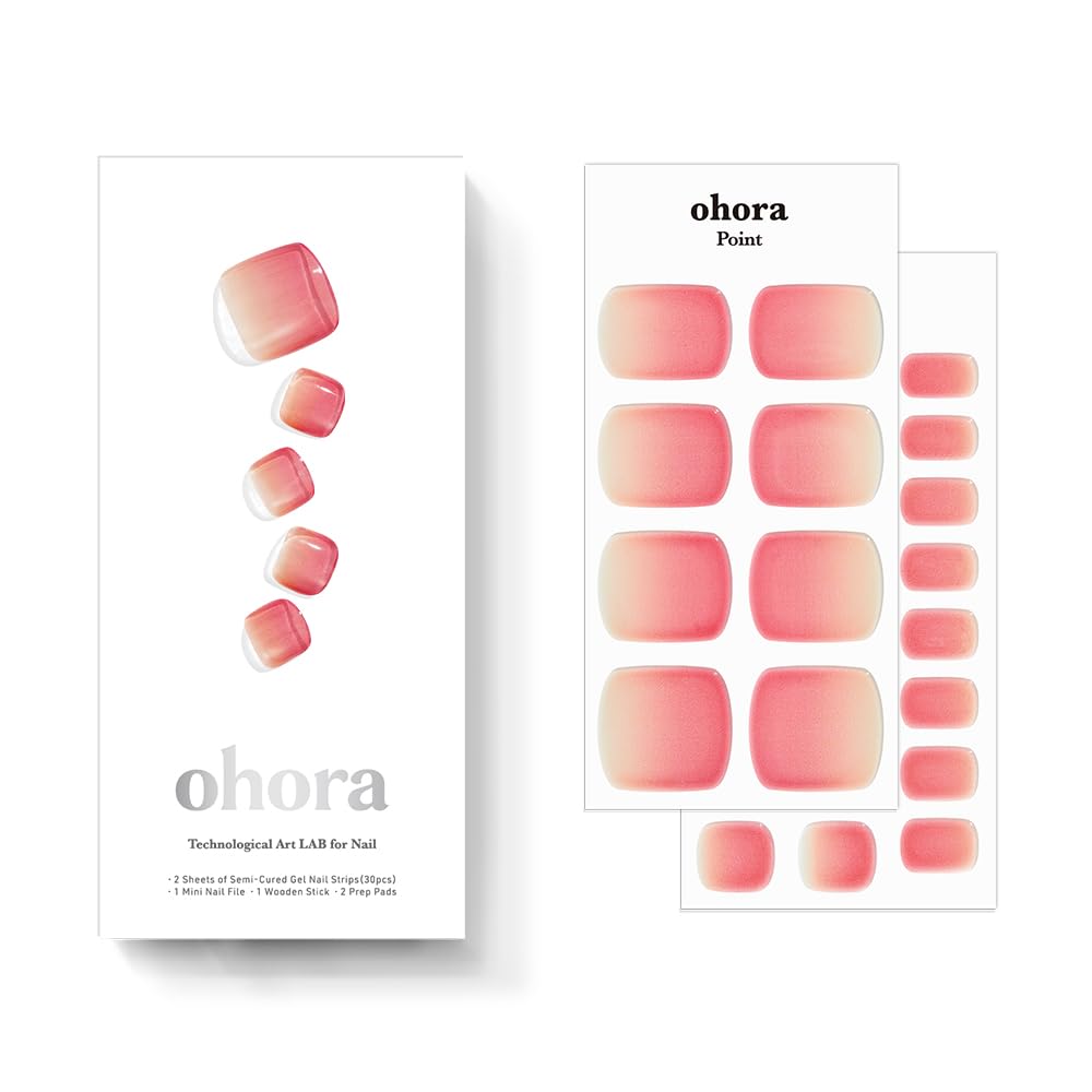 ohora front packaging showing box contents and easy at-home pedi