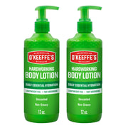 O'Keeffe's front packaging 2-pack showing value and unscented benefit