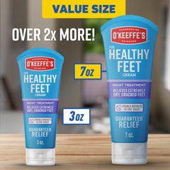 O'Keeffe's cream applied to heel demonstrating targeted moisturization benefit