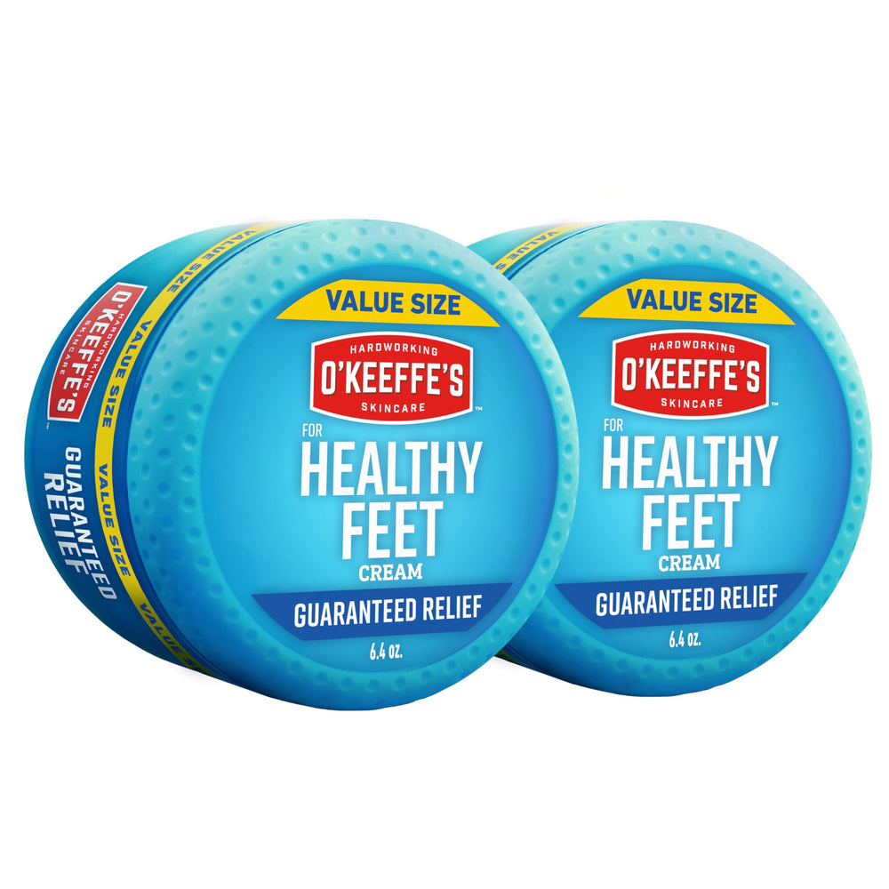 O'Keeffe's jar front view showing brand and size for clear identification and trust