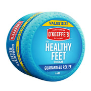 O'Keeffe's jar front view showing clear branding and size benefit