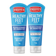 O'Keeffe's front tube showing product and benefit for cracked feet
