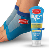 O'Keeffe's front packaging showing complete heel repair kit and benefits