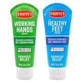 O'Keeffe's Working Hands tube front view showing concentrated relief