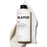 Olaplex N°.5 front packaging showing 525 mL bottle and clear labeling benefit
