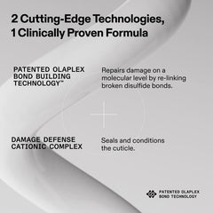 Olaplex N°.7 Bonding Oil drops on hand for lightweight shine and protection