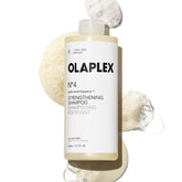 Olaplex Nº.4 front bottle showing label and strength benefits