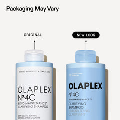 Olaplex N°.4C foamy lather on hand demonstrating effective deep cleansing