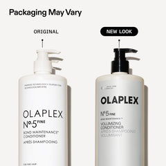 Olaplex N°.5FINE pump dispenser demonstrating easy salon-friendly dispensing and convenience