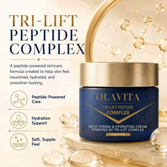 OLAVITA open jar close-up displaying silky cream texture and hydrating finish