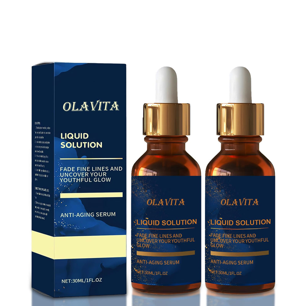 OLAVITA bottle front packaging showing product benefits and sleek design