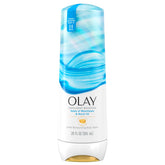 Olay front packaging showing product benefits and 20 fl oz size for easy selection