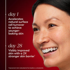 Olay moisturizer on fingertip demonstrating easy application and spreadability