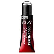 Olay front packaging showing roller and compact cream benefits