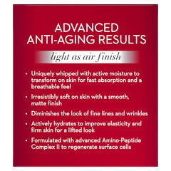 Olay applied on hand showing fast absorption and matte look