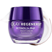 Olay jar front packaging showing brand and clean moisturizer benefits