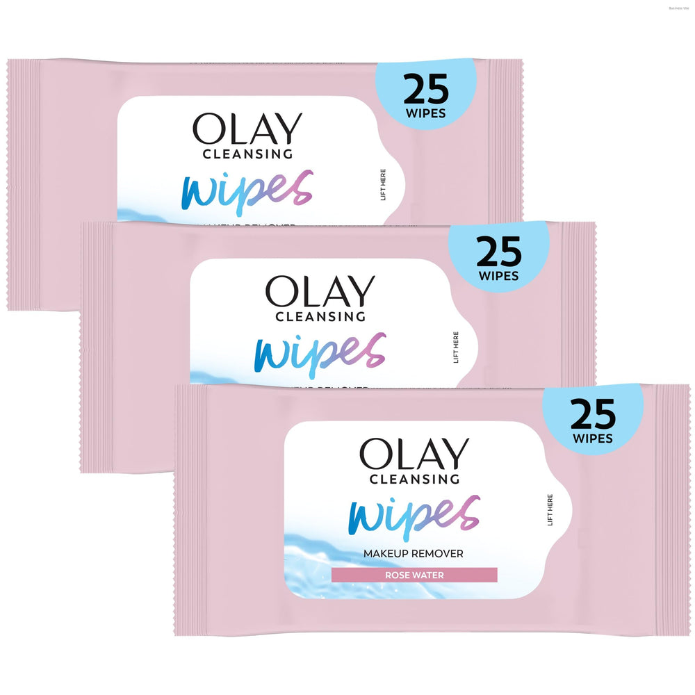 Olay pack front packaging showing brand and benefits for quick use