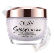 Olay jar front view showing label and SPF 30 protection benefit