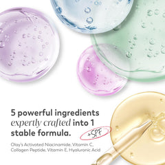 Olay Super Cream SPF 30 label clear to show sun protection benefit