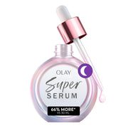 Olay bottle front packaging showing product and benefits
