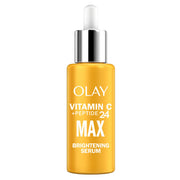 Olay front packaging showing brightening serum for visibility
