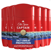 Old Spice Captain front packaging showing pack convenience and protection