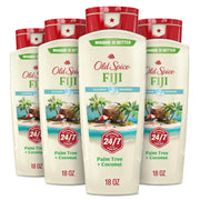 Old Spice Fiji front packaging showing bottle and scent branding for confident freshness