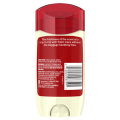 Old Spice Fiji stick open revealing smooth texture for easy application