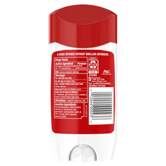 Old Spice Invisible Solid stick close-up showing clear application benefit