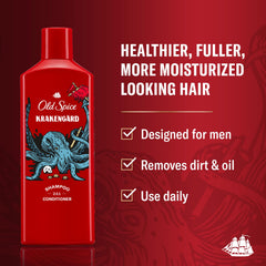 Old Spice Krakengard back label with ingredients and usage directions