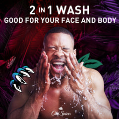Old Spice NightPanther pump and cap close-up highlights easy dispensing and convenience