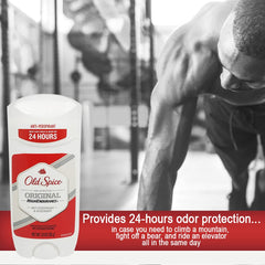 Man applying Old Spice underarm in lifestyle scene for long-lasting freshness