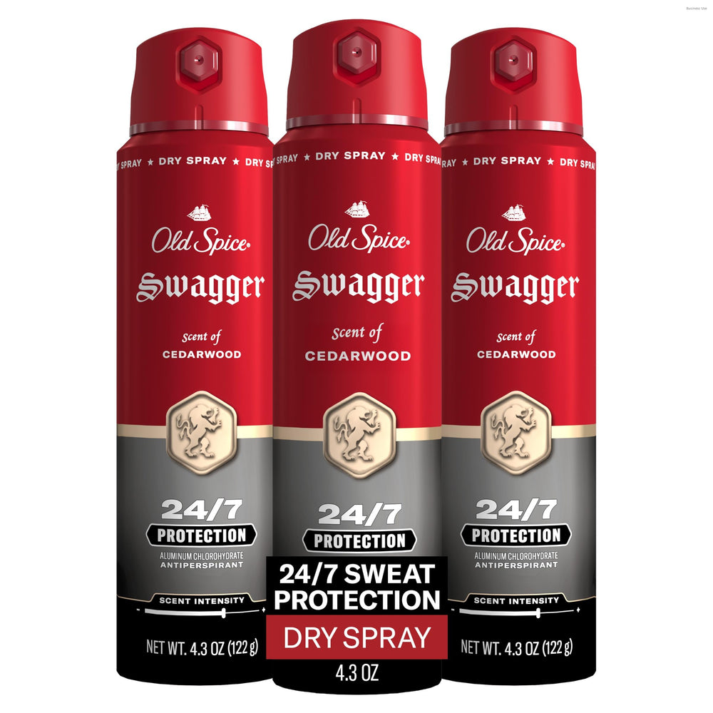 Old Spice Swagger front packaging showing bold label and size benefit