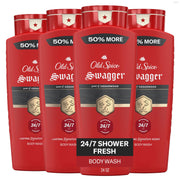 Old Spice Swagger front packaging showing bold label and size benefit